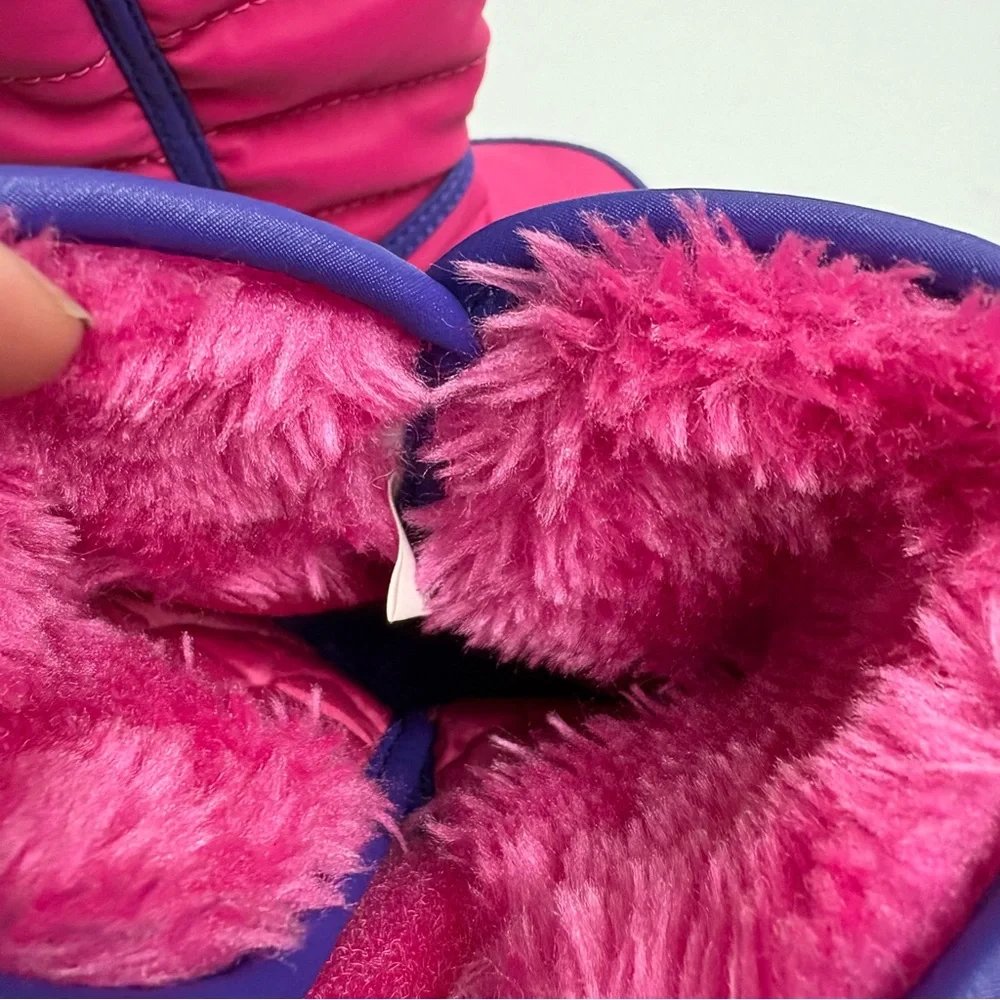 Rugged Outback Snow Boots Pink Purple Girls size 5